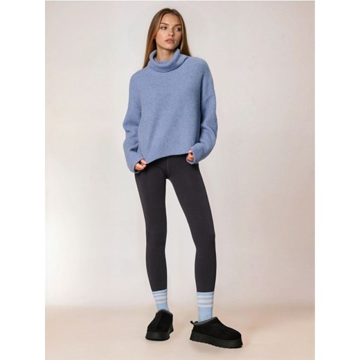 Sinsay - Legginsy z gumką w pasie - szary ze sklepu Sinsay w kategorii Spodnie damskie - zdjęcie 187646069