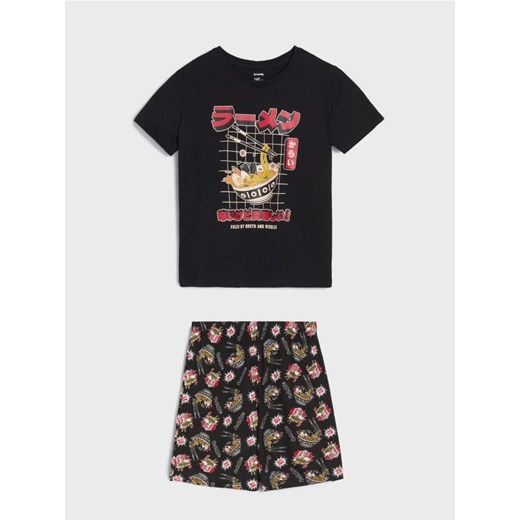 Sinsay - Piżama dwuczęściowa - czarny ze sklepu Sinsay w kategorii Piżamy dziecięce - zdjęcie 187646145