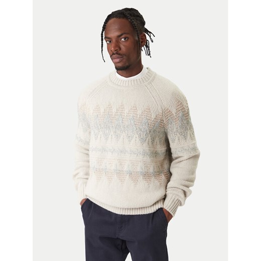 BOSS Sweter Karombo 50548686 Beżowy Regular Fit ze sklepu MODIVO w kategorii Swetry męskie - zdjęcie 187646416