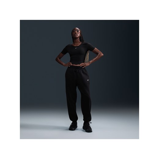 Damskie spodnie dresowe o kroju oversize z wysokim stanem Nike Phoenix Fleece - Nike XS (EU 32-34) okazyjna cena Nike poland