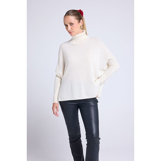 Maison Héritage Cashmere Kaszmirowy golf w kolorze białym Maison Héritage Cashmere L/XL Limango Polska promocyjna cena