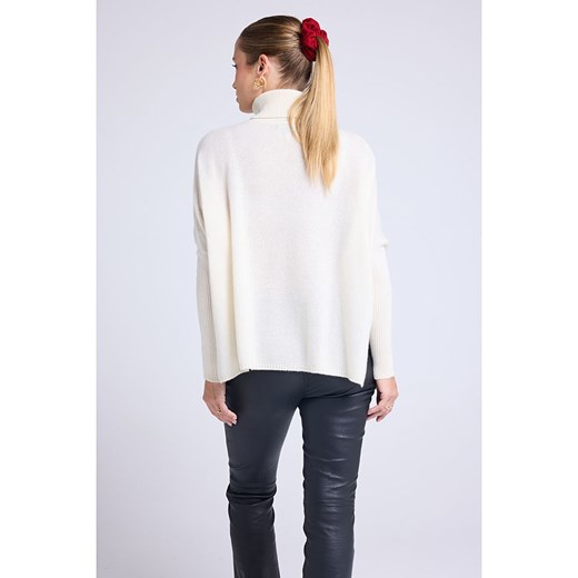 Maison Héritage Cashmere Kaszmirowy golf w kolorze białym Maison Héritage Cashmere L/XL wyprzedaż Limango Polska