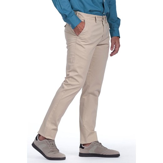 The Time of Bocha Spodnie chino w kolorze kremowym ze sklepu Limango Polska w kategorii Spodnie męskie - zdjęcie 187647585