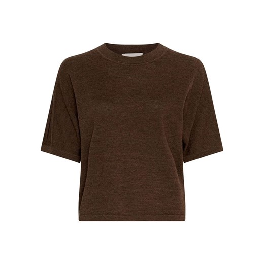 MOSS COPENHAGEN Wełniany sweter &quot;Nema&quot; w kolorze ciemnobrązowym ze sklepu Limango Polska w kategorii Swetry damskie - zdjęcie 187647658