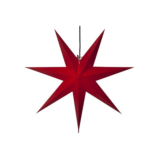 STAR Trading Lampa wisząca &quot;Rozen&quot; w kolorze czerwonym - Ø 70 cm ze sklepu Limango Polska w kategorii Dekoracje bożonarodzeniowe - zdjęcie 187647665