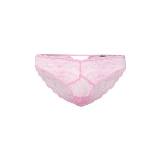 Calvin Klein Koronkowe majtki Kobiety Sztuczne włókno różowy jednolity ze sklepu vangraaf w kategorii Majtki damskie - zdjęcie 187647946