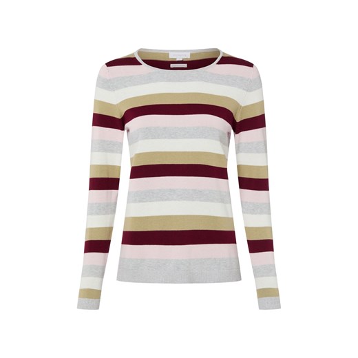 brookshire Sweter damski z dzianiny Kobiety Bawełna jasny szary w paski ze sklepu vangraaf w kategorii Swetry damskie - zdjęcie 187647957