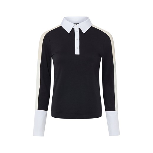 Marc Cain Damska koszulka polo Kobiety granatowy jednolity ze sklepu vangraaf w kategorii Bluzki damskie - zdjęcie 187647958