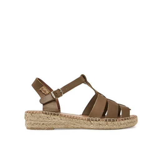 Espadryle Toni Pons Emma Khaki ze sklepu eobuwie.pl w kategorii Espadryle damskie - zdjęcie 187648269