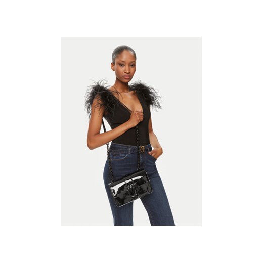 Torebka Pinko Love One Mini Cl PE 24 PLTT 100059 A1JD Czarny Pinko OS eobuwie.pl