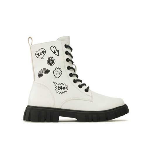 Nelli Blu Trapery CS5827-12 Biały ze sklepu MODIVO w kategorii Buty zimowe dziecięce - zdjęcie 187648786