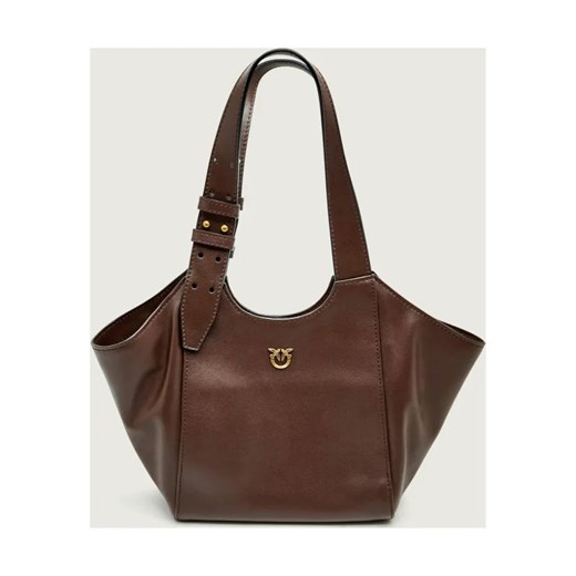 Pinko Skórzana torebka na ramię TOTE MINI ze sklepu Gomez Fashion Store w kategorii Torby Shopper bag - zdjęcie 187650559