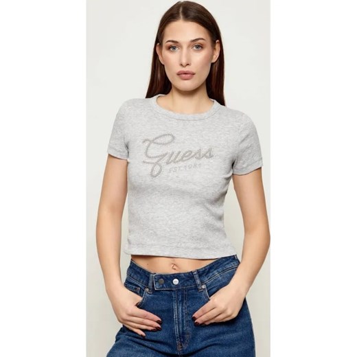 GUESS T-shirt | Cropped Fit ze sklepu Gomez Fashion Store w kategorii Bluzki damskie - zdjęcie 187650708