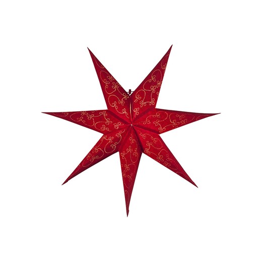 STAR Trading Gwiazda papierowa &quot;Decorus&quot; w kolorze czerwonym - Ø 63 cm ze sklepu Limango Polska w kategorii Oświetlenie - zdjęcie 187652358