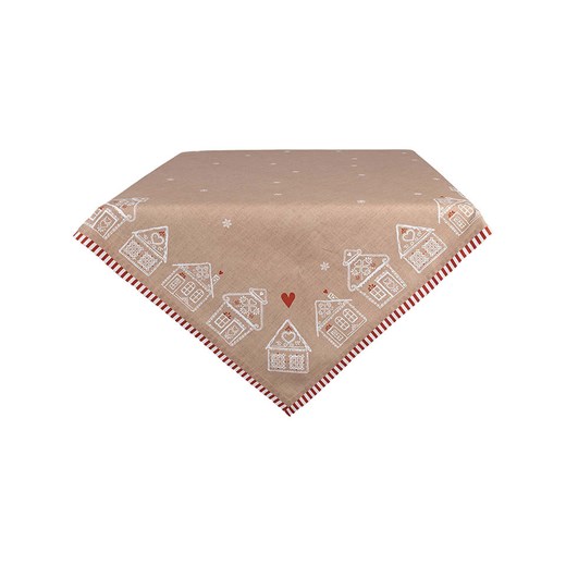 Clayre &amp; Eef Obrus w kolorze beżowym - 100 x 100 cm ze sklepu Limango Polska w kategorii Obrusy i bieżniki - zdjęcie 187652367