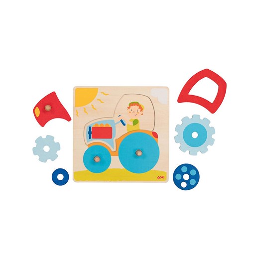 Goki Układanka &quot;Tractor&quot; - 12 m+ ze sklepu Limango Polska w kategorii Puzzle - zdjęcie 187652415