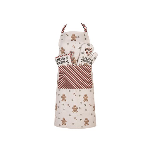 Clayre &amp; Eef Rękawica kuchenna w kolorze beżowo-jasnobrązowym - 30 x 18 cm ze sklepu Limango Polska w kategorii Tekstylia kuchenne - zdjęcie 187652485