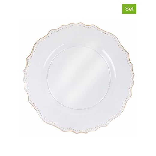 Villa d´Este Podtalerze (6 szt.) &quot;Versailles&quot; w kolorze złotym - Ø 33 cm ze sklepu Limango Polska w kategorii Naczynia - zdjęcie 187652577