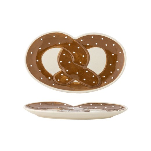 Bloomingville Taca &quot;Treats&quot; w kolorze jasnobrązowym do serwowania - 23,5 x 14 cm ze sklepu Limango Polska w kategorii Misy i tace dekoracyjne - zdjęcie 187652718