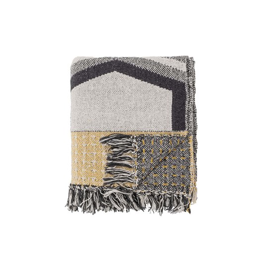 Bloomingville Koc &quot;Alk&quot; w kolorze szaro-granatowym - 160 x 130 cm ze sklepu Limango Polska w kategorii Tekstylia - zdjęcie 187652819