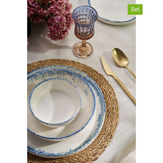 Hermia 24-częściowy zestaw w kolorze biało-niebieskim ze sklepu Limango Polska w kategorii Dzbanki i zaparzacze - zdjęcie 187652839