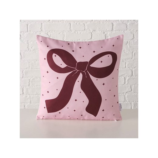 Boltze Poduszka &quot;Boucle&quot; w kolorze jasnoróżowo-czerwonym - 45 x 45 cm ze sklepu Limango Polska w kategorii Poduszki dekoracyjne - zdjęcie 187652895