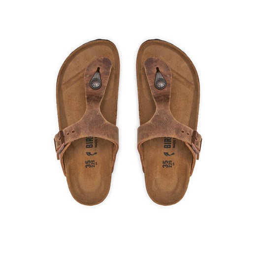 Birkenstock Japonki Gizeh Bs 0943813 Brązowy ze sklepu MODIVO w kategorii Klapki damskie - zdjęcie 187653096