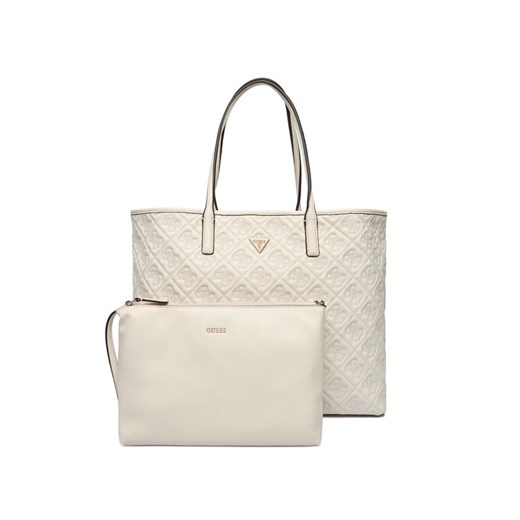 Guess Torebka Adelasia HWQL96 58240 Écru ze sklepu MODIVO w kategorii Torby Shopper bag - zdjęcie 187653126