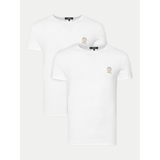 Versace Komplet t-shirtów AU10193 1A10011 Biały Slim Fit ze sklepu MODIVO w kategorii T-shirty męskie - zdjęcie 187653147