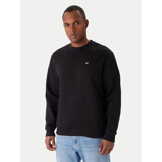 Tommy Jeans Bluza DM0DM20741 Czarny Regular Fit ze sklepu MODIVO w kategorii Bluzy męskie - zdjęcie 187653235