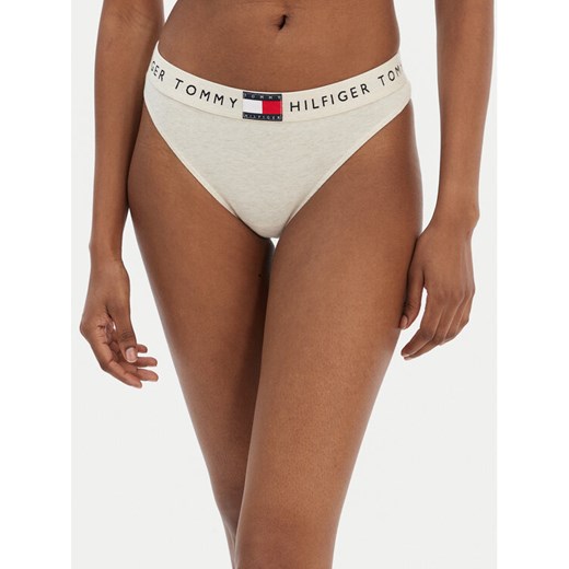 Tommy Hilfiger Stringi UW0UW06227 Écru ze sklepu MODIVO w kategorii Majtki damskie - zdjęcie 187653258