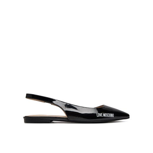 LOVE MOSCHINO Baleriny JA11021G1MIH0000 Czarny ze sklepu MODIVO w kategorii Balerinki - zdjęcie 187653358