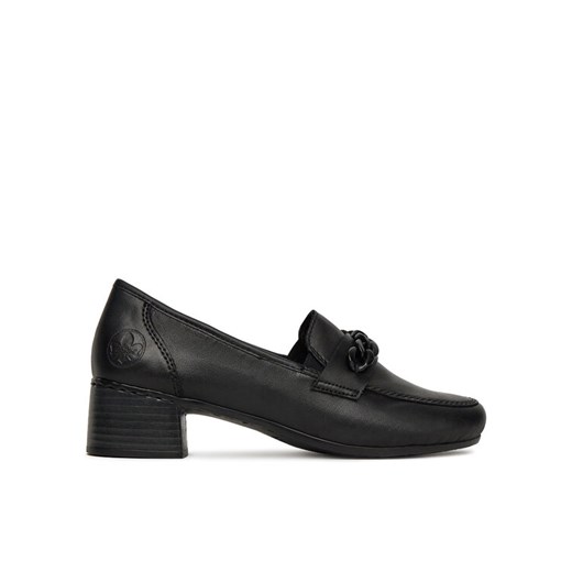 Rieker Loafersy 41660-00 Czarny ze sklepu MODIVO w kategorii Półbuty damskie - zdjęcie 187653439