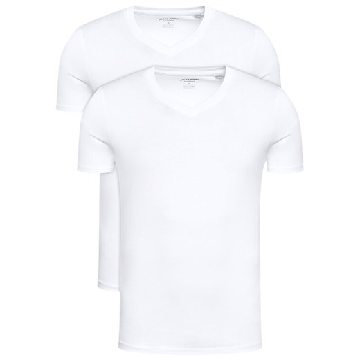 Jack & Jones Komplet t-shirtów Basic 12133914 Biały Regular Fit ze sklepu MODIVO w kategorii T-shirty męskie - zdjęcie 187653636