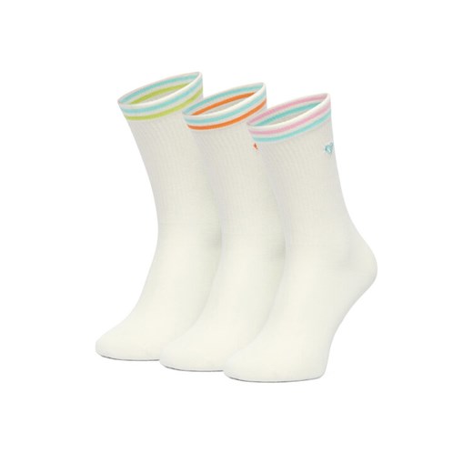 Roxy Skarpety długie CEO_BR_ROXY_2032_W_AW25 (3 PACK) Biały ze sklepu MODIVO w kategorii Skarpetki damskie - zdjęcie 187653638