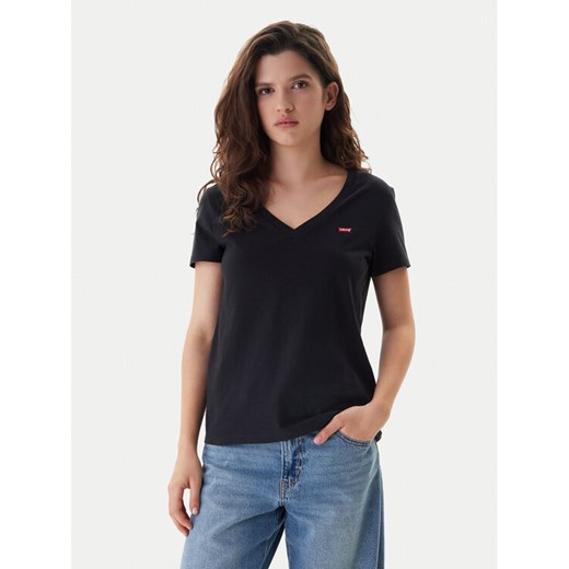 Levi's® T-Shirt Perfect Tee 85341-0003 Czarny Regular Fit ze sklepu MODIVO w kategorii Bluzki damskie - zdjęcie 187653716