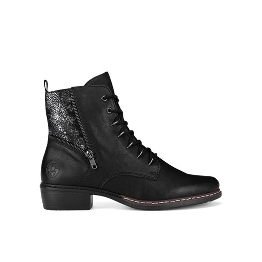 Rieker Trzewiki Y0800-00 Czarny ze sklepu MODIVO w kategorii Botki - zdjęcie 187653727