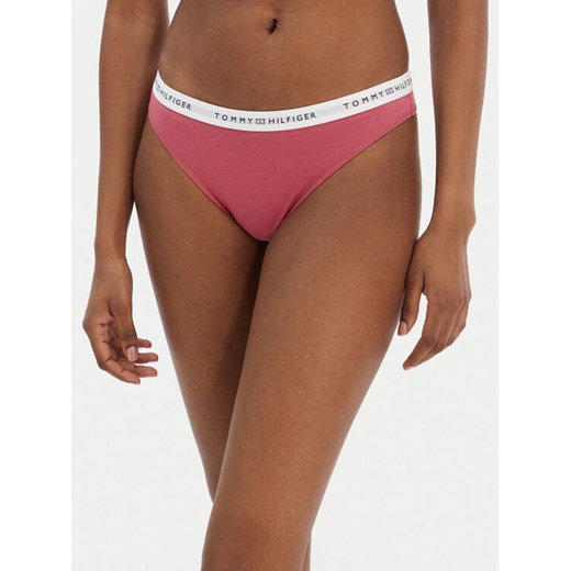 Tommy Hilfiger Stringi UW0UW05875 Różowy ze sklepu MODIVO w kategorii Majtki damskie - zdjęcie 187653825