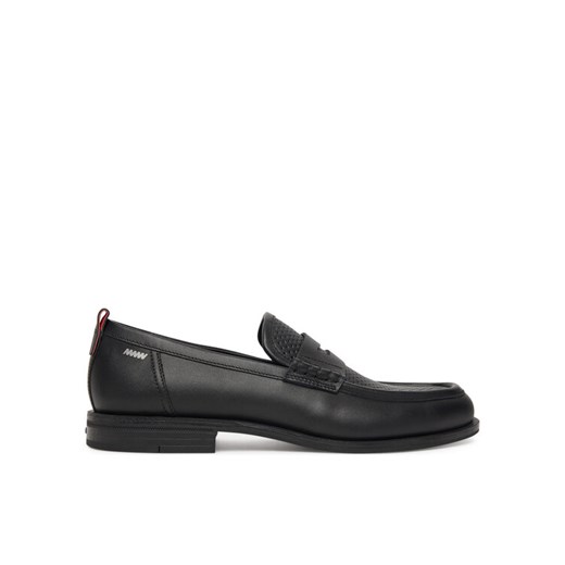 HUGO Mokasyny Varian 50548646 Czarny ze sklepu MODIVO w kategorii Mokasyny męskie - zdjęcie 187653997