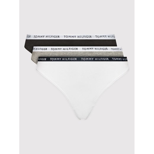 Tommy Hilfiger Komplet stringów 3p UW0UW02829 Kolorowy ze sklepu MODIVO w kategorii Majtki damskie - zdjęcie 187654057