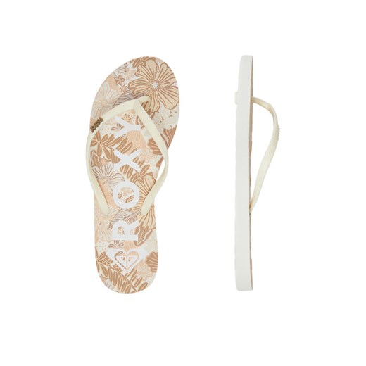 Roxy Japonki 839452A Écru ze sklepu MODIVO w kategorii Klapki damskie - zdjęcie 187654079
