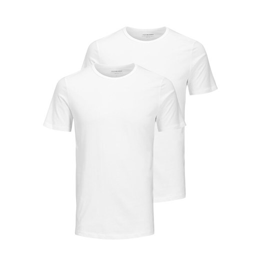 Jack & Jones Komplet t-shirtów Basic Crew Neck 12133913 Biały Regular Fit ze sklepu MODIVO w kategorii T-shirty męskie - zdjęcie 187654148