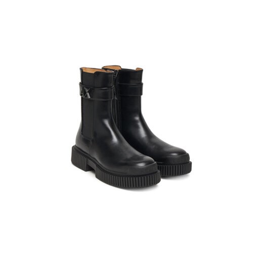 Armani Exchange Botki XW001634 AF17474 UC001 Czarny Armani Exchange 36 MODIVO