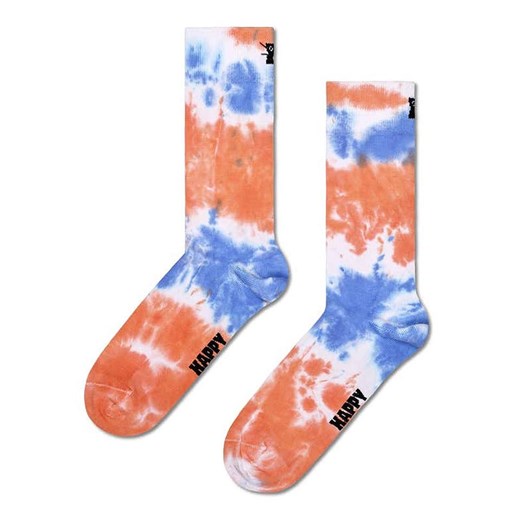 Happy Socks Skarpety &quot;Tie-Dye&quot; w kolorze pomarańczowo-niebieskim ze sklepu Limango Polska w kategorii Skarpetki męskie - zdjęcie 187660857