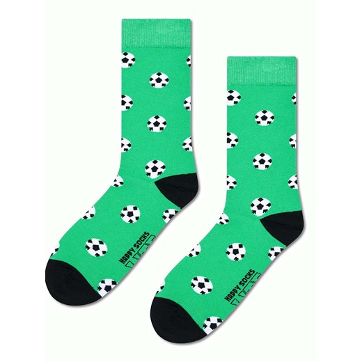 Happy Socks Skarpety &quot;Soccer&quot; w kolorze zielonym Happy Socks 41-46 okazja Limango Polska