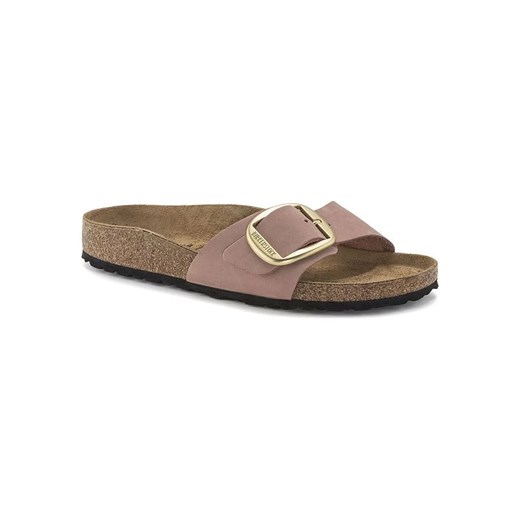 Birkenstock Skórzane klapki &quot;Madrid&quot; w kolorze jasnoróżowym ze sklepu Limango Polska w kategorii Klapki damskie - zdjęcie 187660896