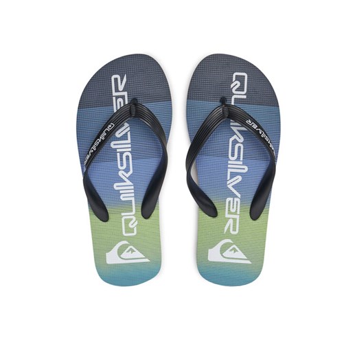 Quiksilver Japonki MOLOKAI STRIPE AQYL101361 XBBG Niebieski ze sklepu MODIVO w kategorii Klapki męskie - zdjęcie 187661176