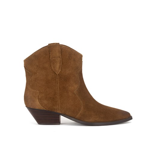 Badura Kowbojki V365-05 Brązowy ze sklepu MODIVO w kategorii Botki - zdjęcie 187661178