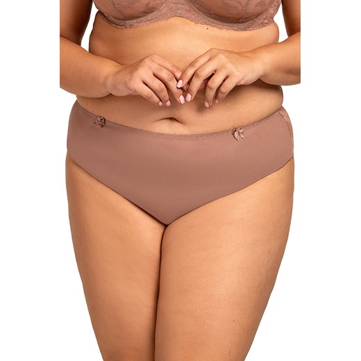 Nessa Ana N01 figi koronkowe, klasyczny krój beż ze sklepu kontri.pl w kategorii Majtki damskie - zdjęcie 187662036