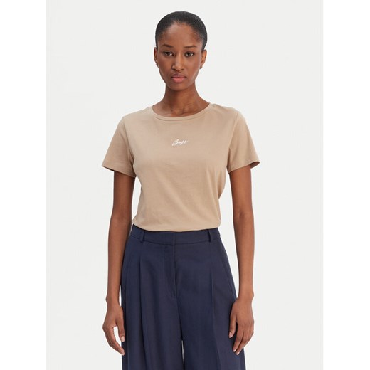 BOSS T-Shirt Elove 50554696 Brązowy Regular Fit ze sklepu MODIVO w kategorii Bluzki damskie - zdjęcie 187662917